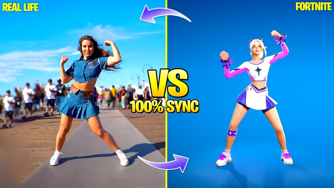 ТАНЦЫ FORTNITE В РЕАЛЬНОЙ ЖИЗНИ (The Spark, 100% Pure Love, TikTok и Icon Series Dances)