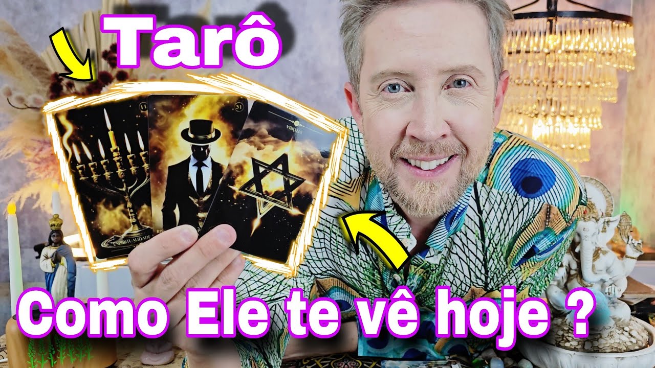 COMO ELE VÊ VOCÊ HOJE E COMO ELE VÊ A SITUAÇÃO DE VOCÊS ? tarô de hoje,rei do oráculo hoje,bubataro