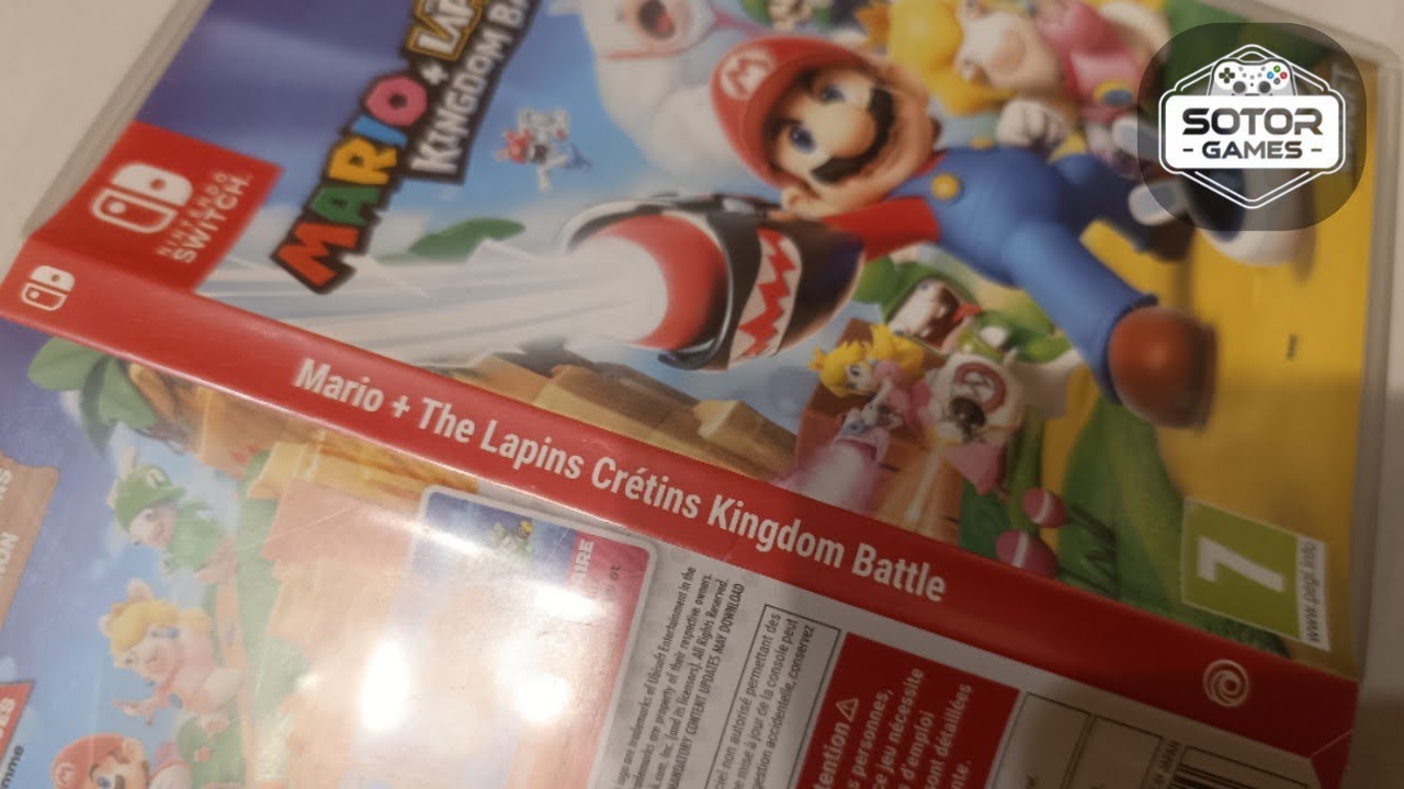 Unboxing - Mario + Rabbids Kingdom Battle - Nintendo Switch 