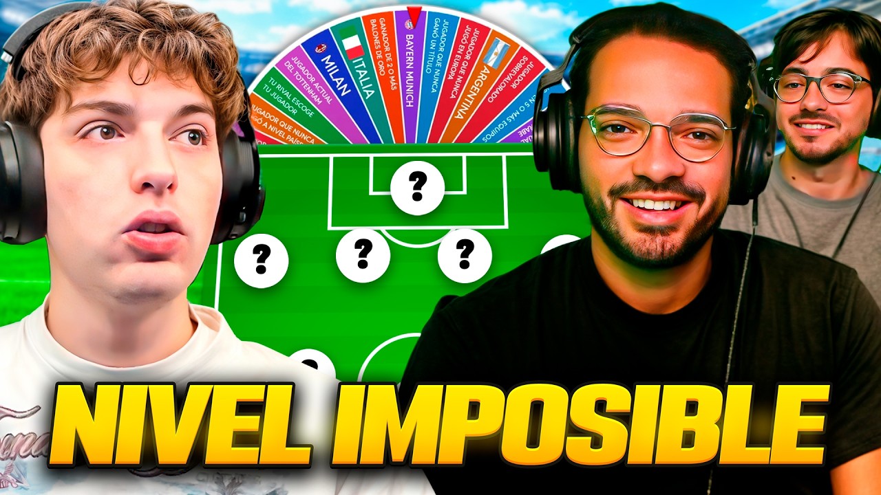 &iquest;QUIEN PUEDE HACER EL MEJOR 11 CON UNA RULETA NIVEL IMPOSIBLE? VS. LOS FUTBOLITOS - DEBATE (2026)
