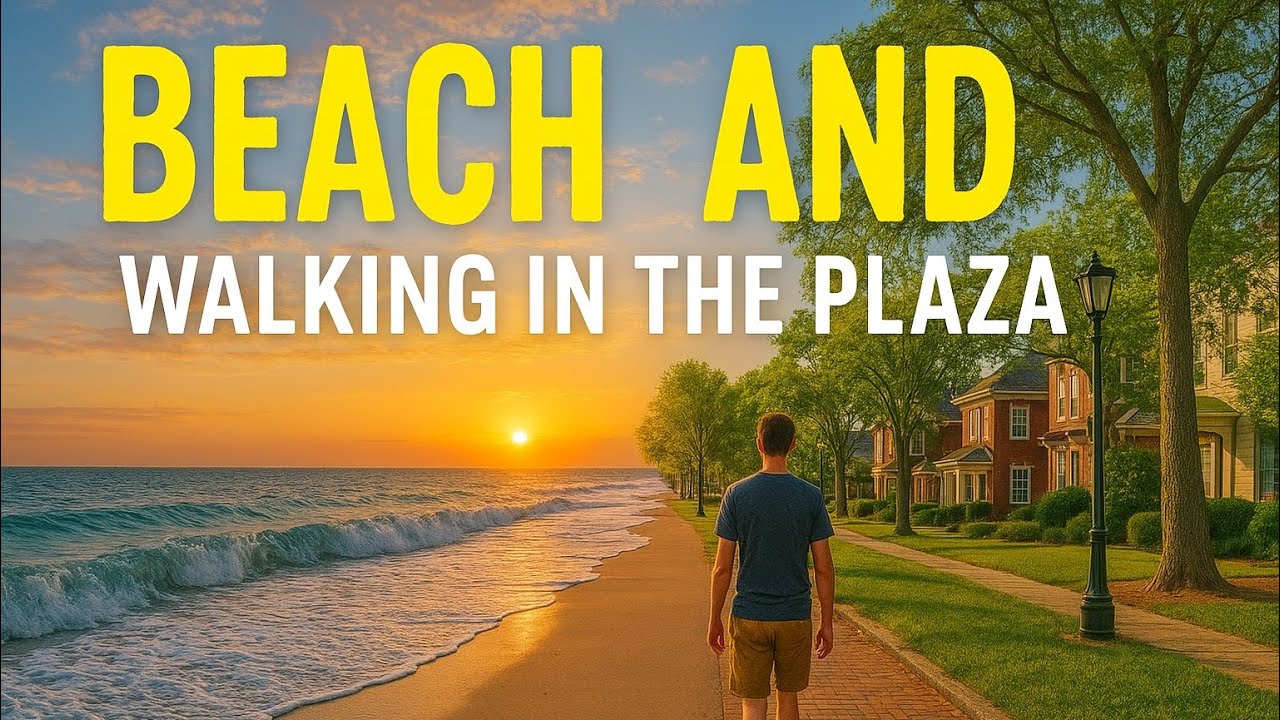 Morning Vibes in Jacksonville 🌅 Peaceful Beach Walk & Sunrise in Plaza Neighborhood