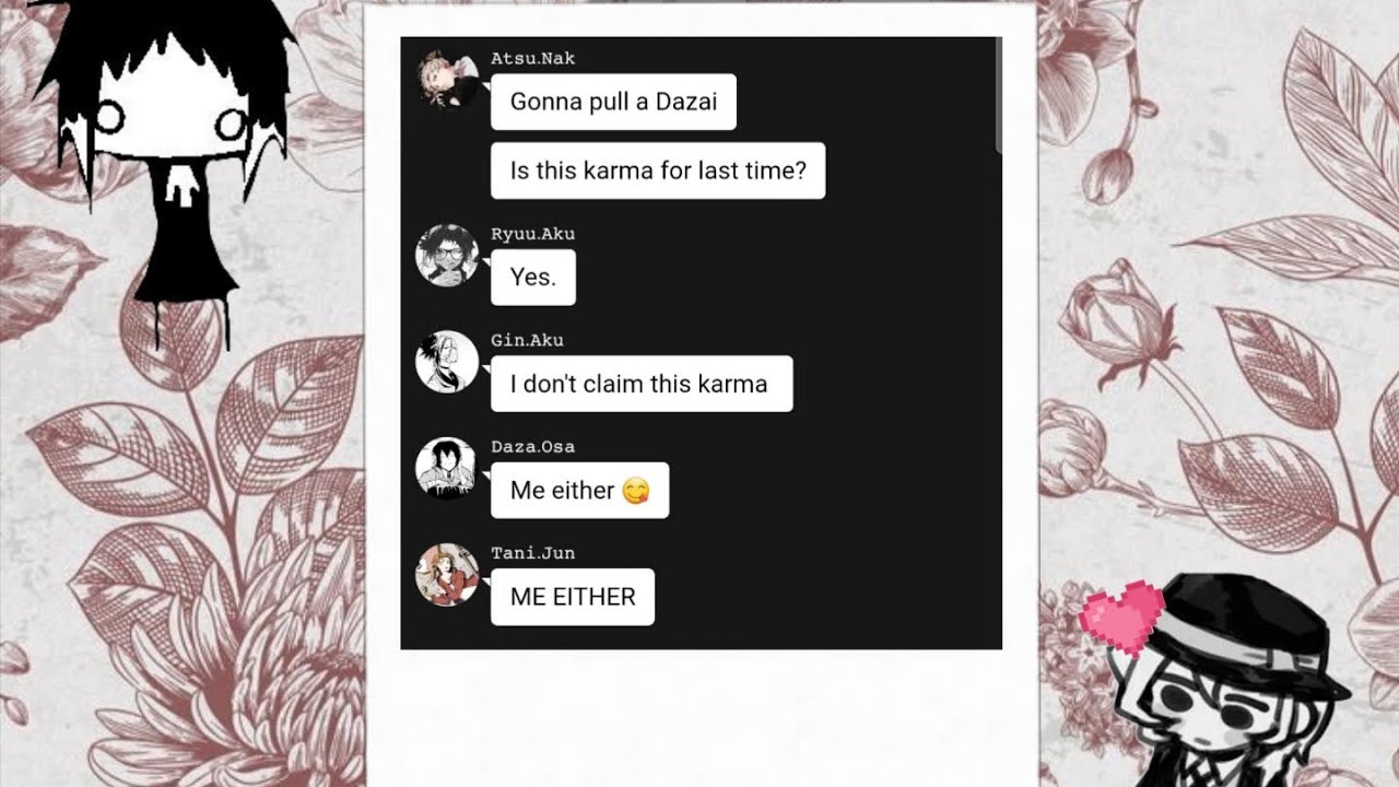 BSD tiktoks exposed || Part 3 || BUNGO STRAY DOGS TEXTS || MaynaNight_
