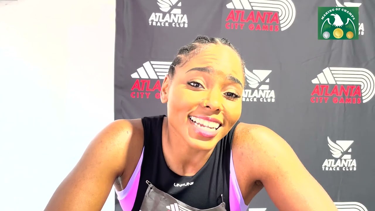 (LBR) Ebony Morrison speaks about representing Liberia in the 100m Hurdles