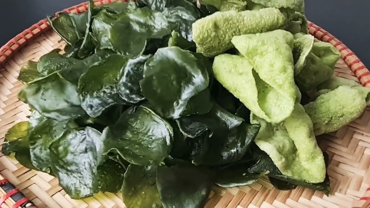 Bánh Phồng Tôm Rau Xanh | Crispy Veggies Chips | Healthy Green Chips