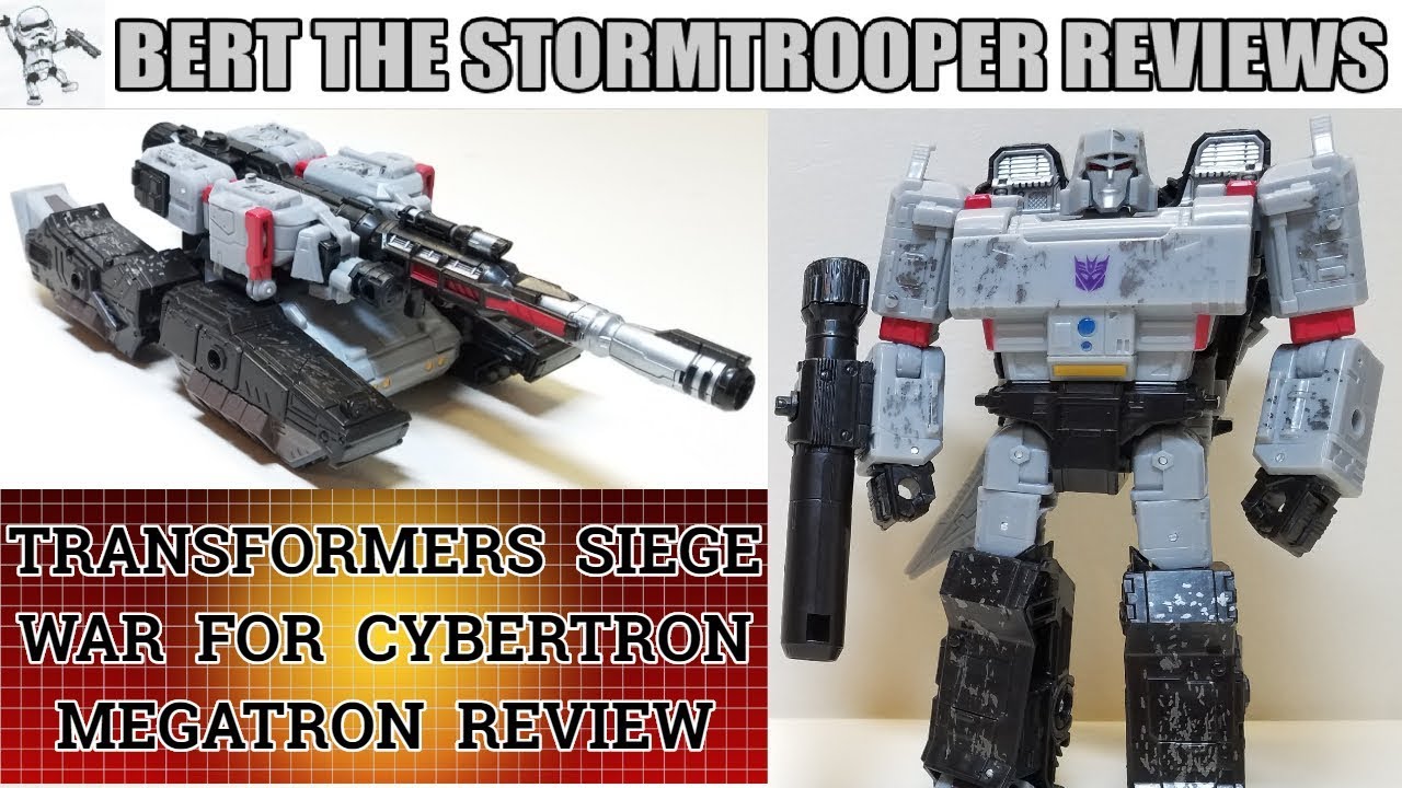 TF Siege: War for Cybertron MEGATRON Review! Bert the Stormtrooper Reviews!