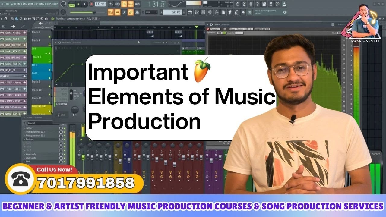 How to Make Music In FL Studio || Important & Basic Sounds/Elements for Production & Composition