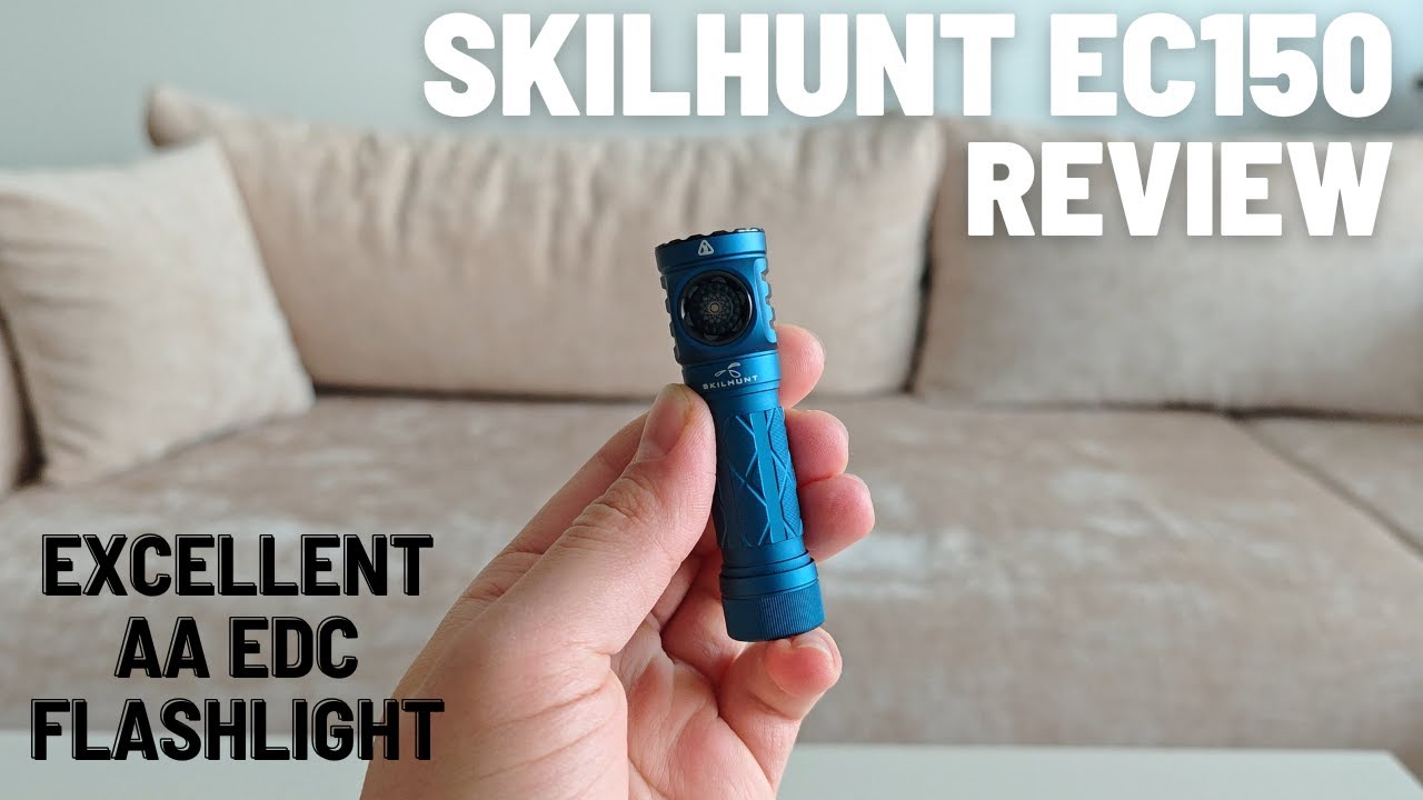 Обзор Skilhunt EC150 | Фонарь EDC на батарейках AA с высоким индексом цветопередачи и тройным све...