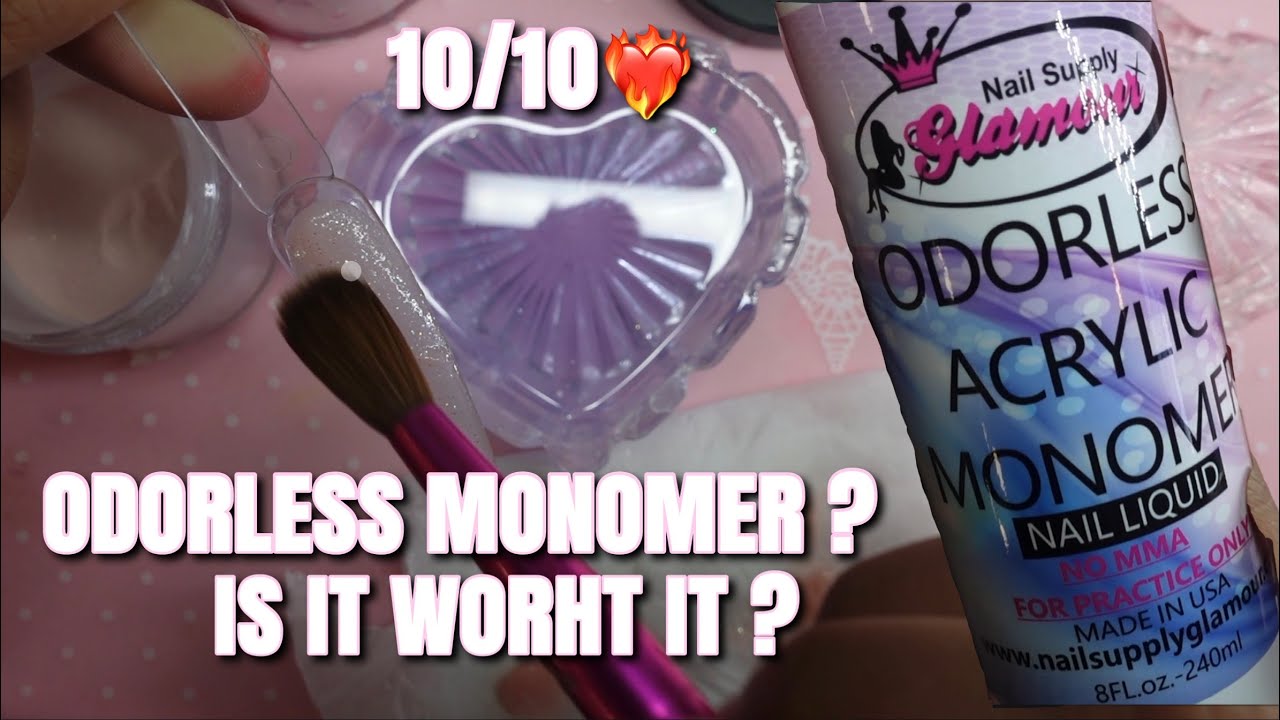 ODORLESS MONOMER REVIEW/ IS IT WORTH IT ? 🤔❤️‍🔥
