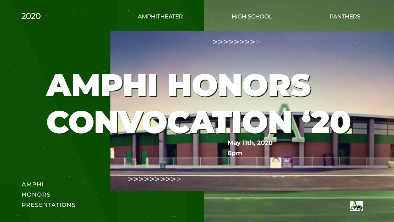 Amphi 2020 Honors Convocation