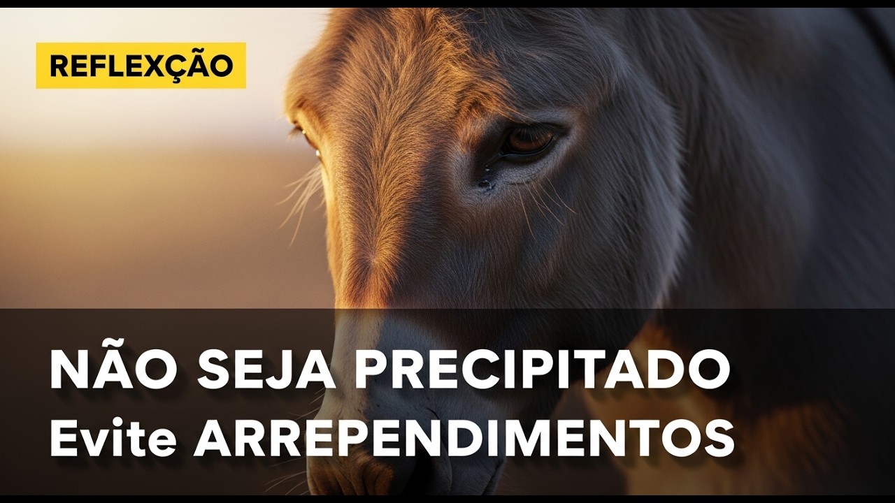 CUIDADO COM A FALTA DE SABEDORIA — A Parábola do Burro Impaciente #parábolas #reflexão