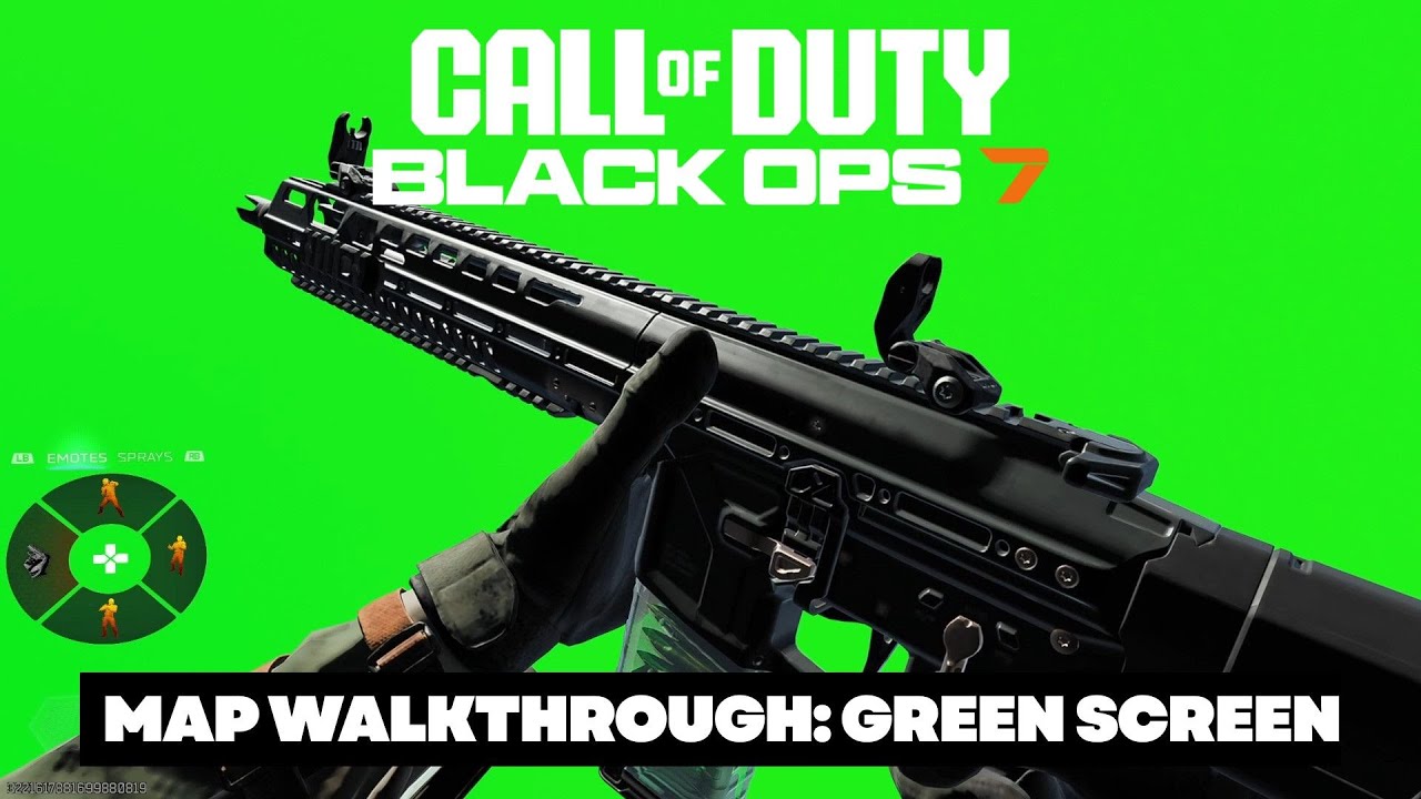 There's a GREEN SCREEN 