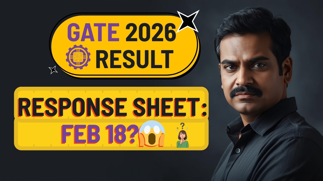 CONFIRMED! 📅 GATE 2026 Result Date & Response Sheet | IIT Guwahati Official Update 🔥