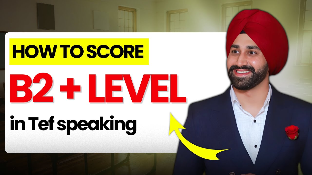 TEF Canada Speaking exam(Expression orale) /Pattern/Section-A,B