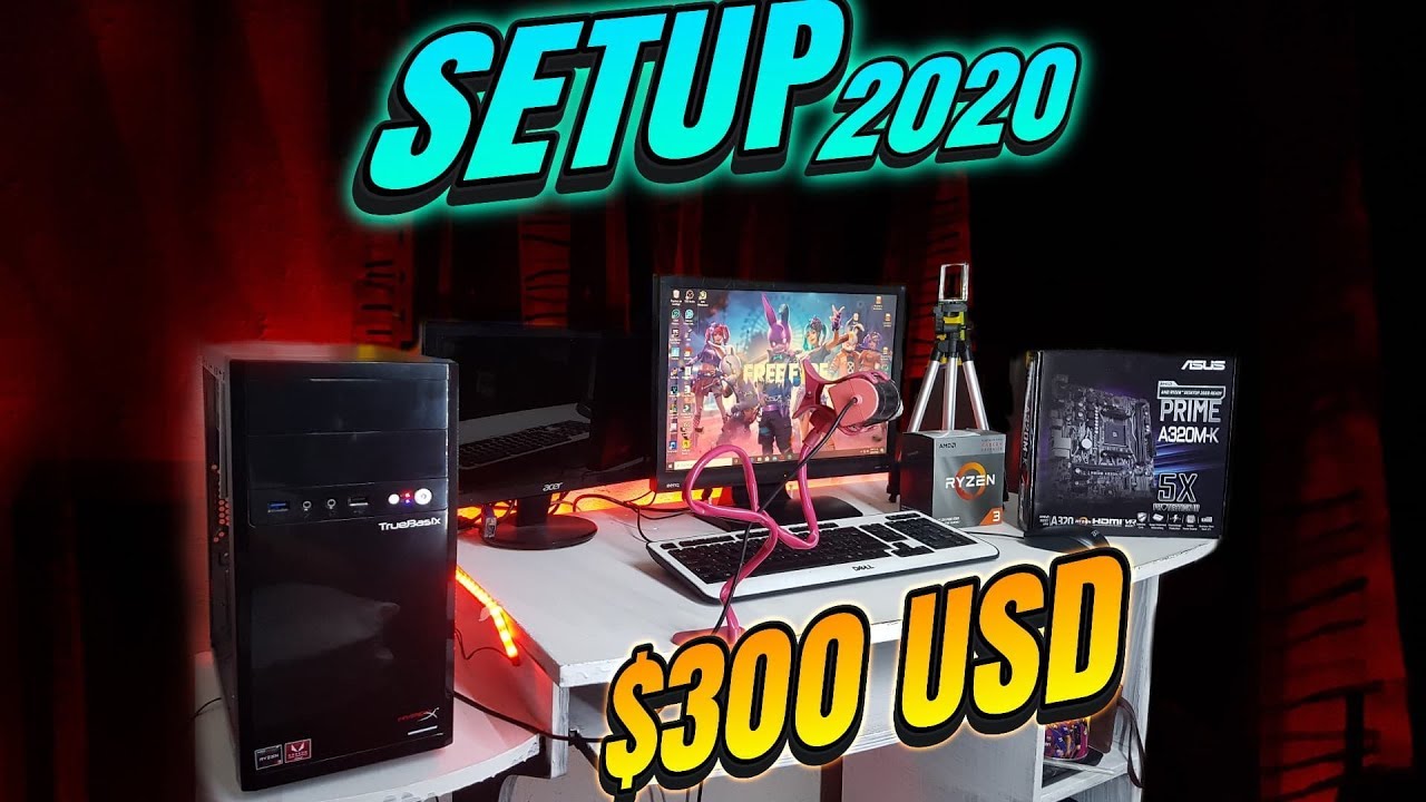 EL SETUP MAS BARATO $300 USD - MI PRIMER SETUP 2020