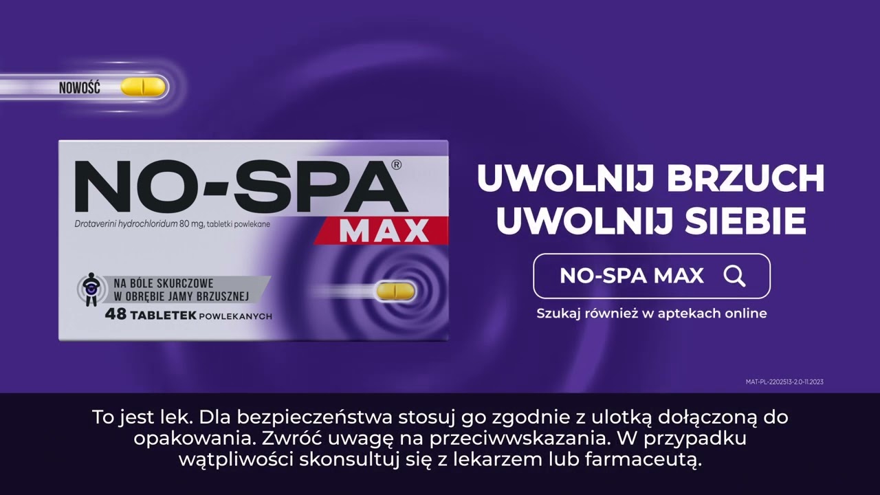 NO-SPA MAX | Świąteczne zakupy powodują b&oacute;l brzucha?