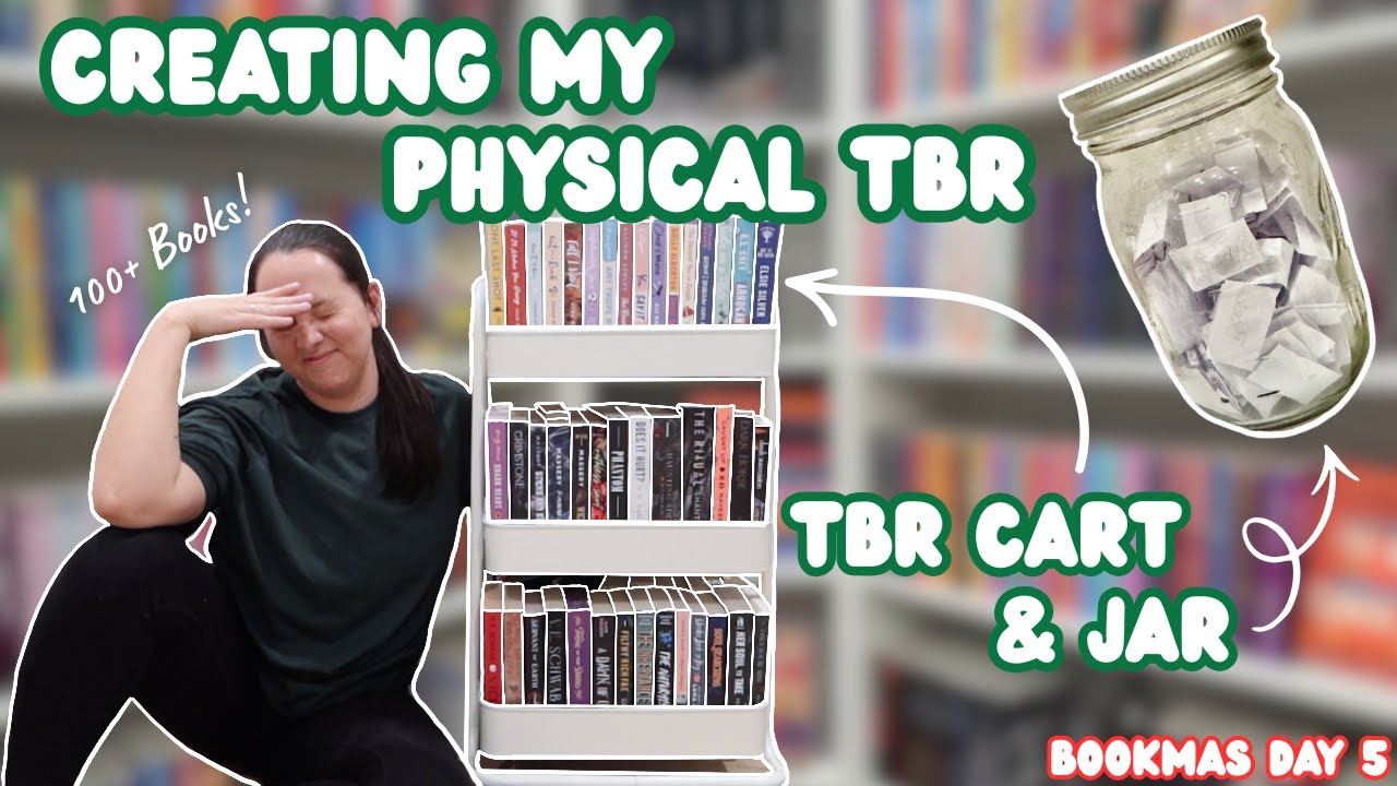 Creating my ENITRE physical TBR 📚 | TBR Cart | TBR Jar and Prompts | Booksmas Day 5 🎄📚