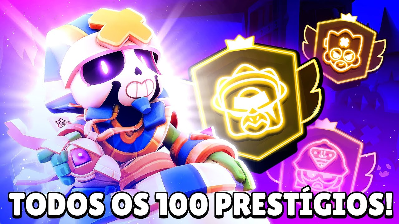 RUMO AO TOPO! O TOP GLOBAL QUE ME AGUARDE!🌍🇧🇷🏆 PEGANDO TODOS OS PRESTÍGIOS DO BRAWL STARS! DIA: 005