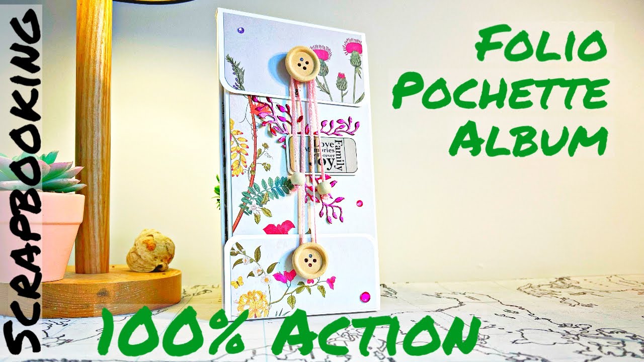 Scrapbooking, folio, pochette, album, fête des mères