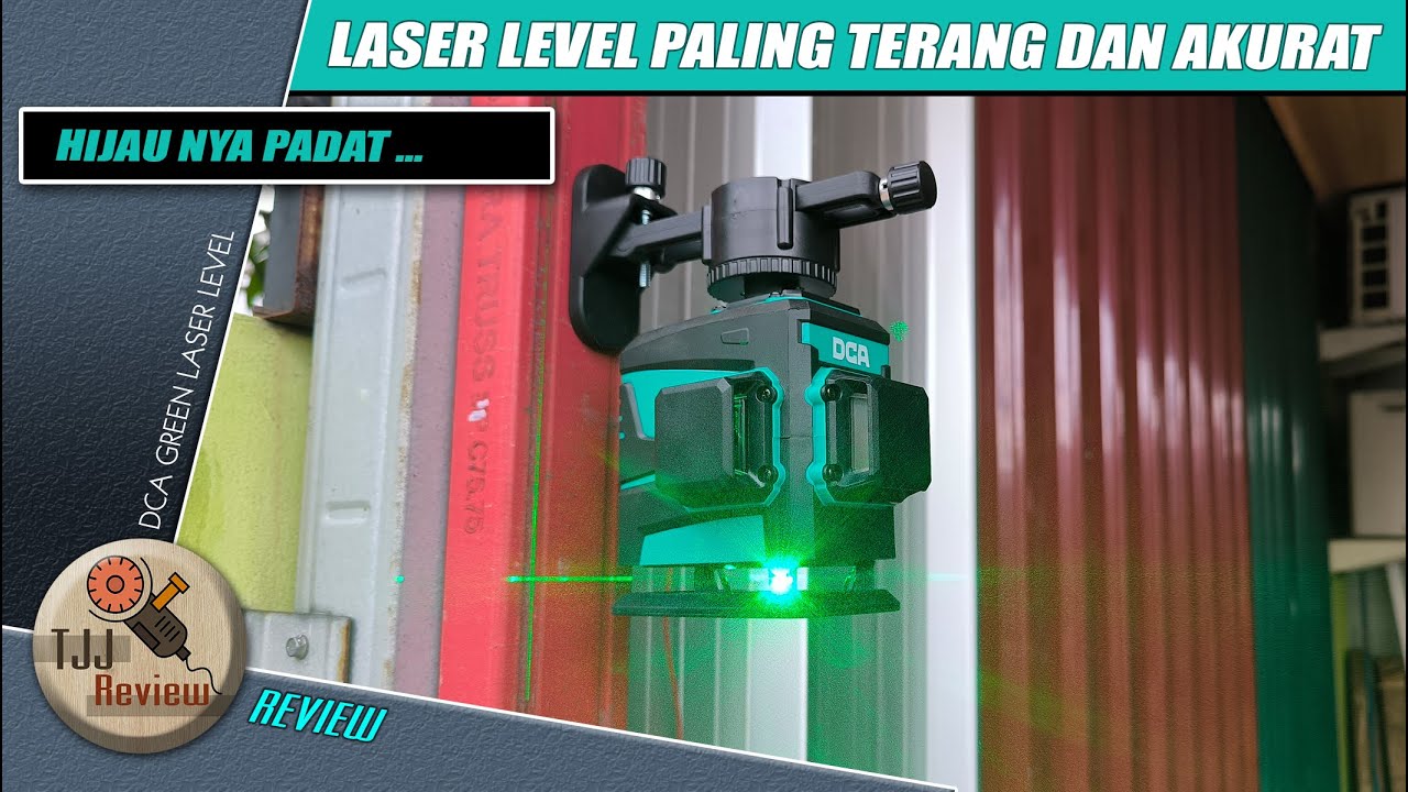 Review laser level paling terang dan akurat, DCA AFF02-12L (Type-E)