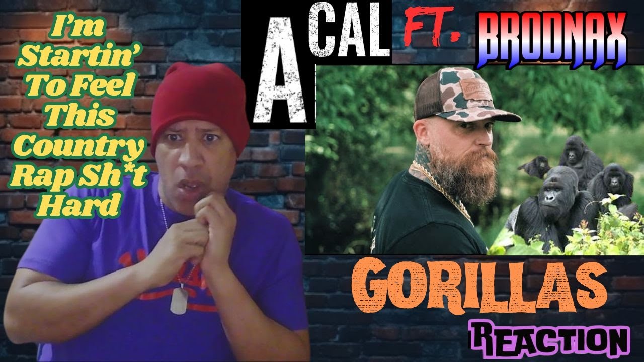 Adam Calhoun ft  Brodnax - Gorillas MUSIC REACTION