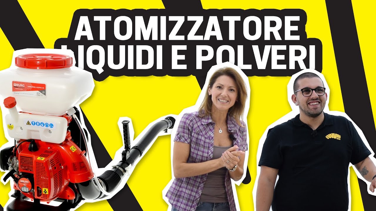 ATOMIZZATORE A ZAINO PER LIQUIDI E POLVERI - BURG - DIMOSTRAZIONE TUTORIAL - evvvai.com