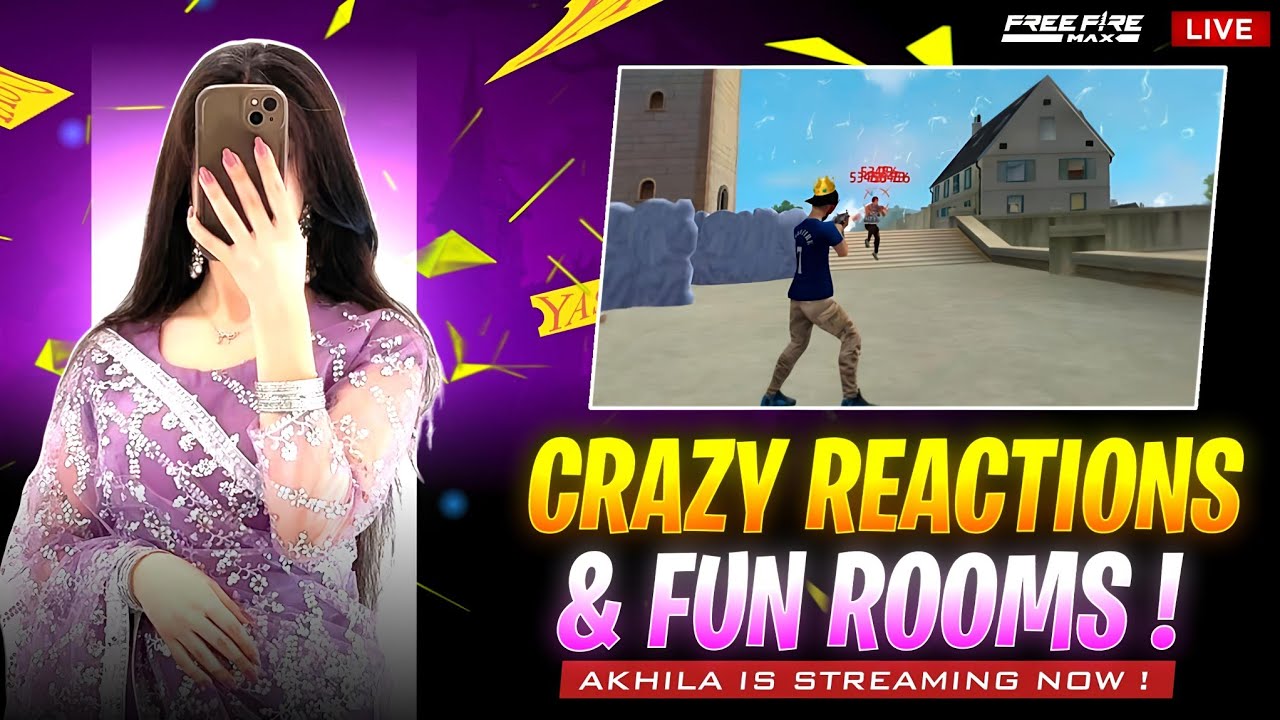 🔥 FREE FIRE LIVE IN TELUGU | GIRL STREAMER ❤️ | REACTIONS 🔥 | ROAD TO 6K SUBSCRIBERS #freefire
