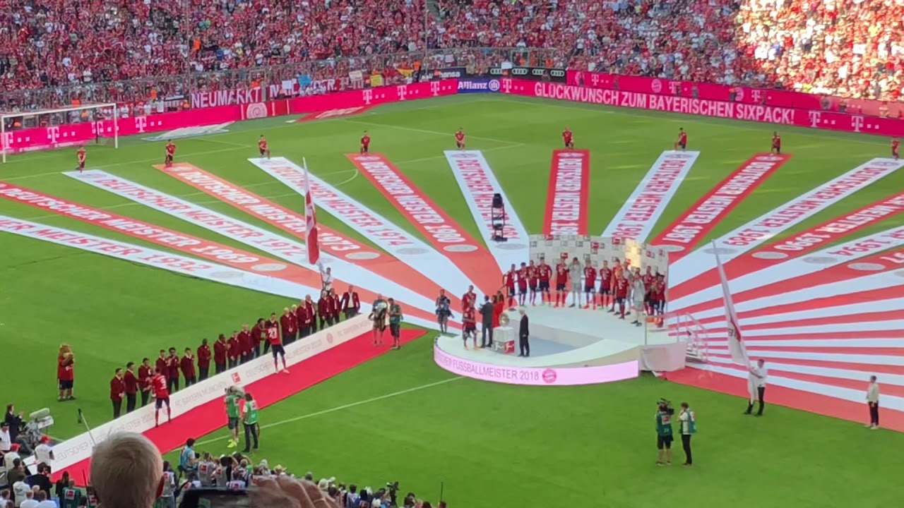 Fc Bayern Meisterfeier 2018 Allianz Arena