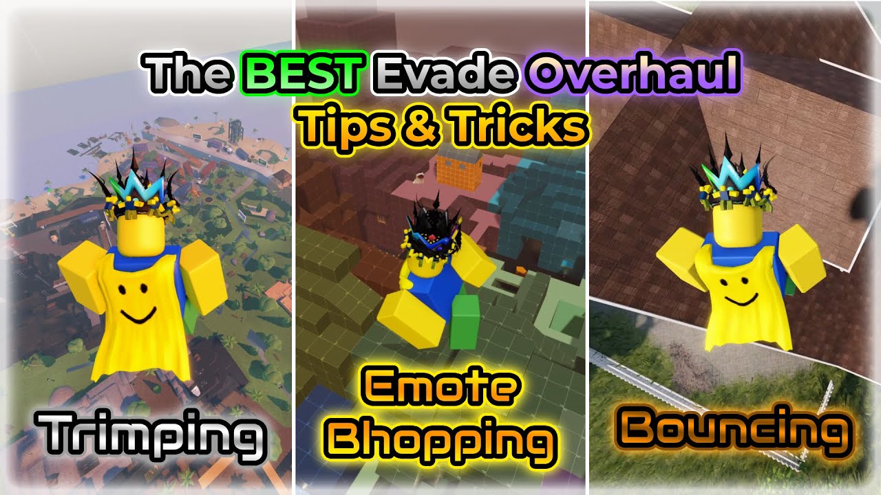 The BEST Evade OVERHAUL PRO Tips & Tricks Movement Guide