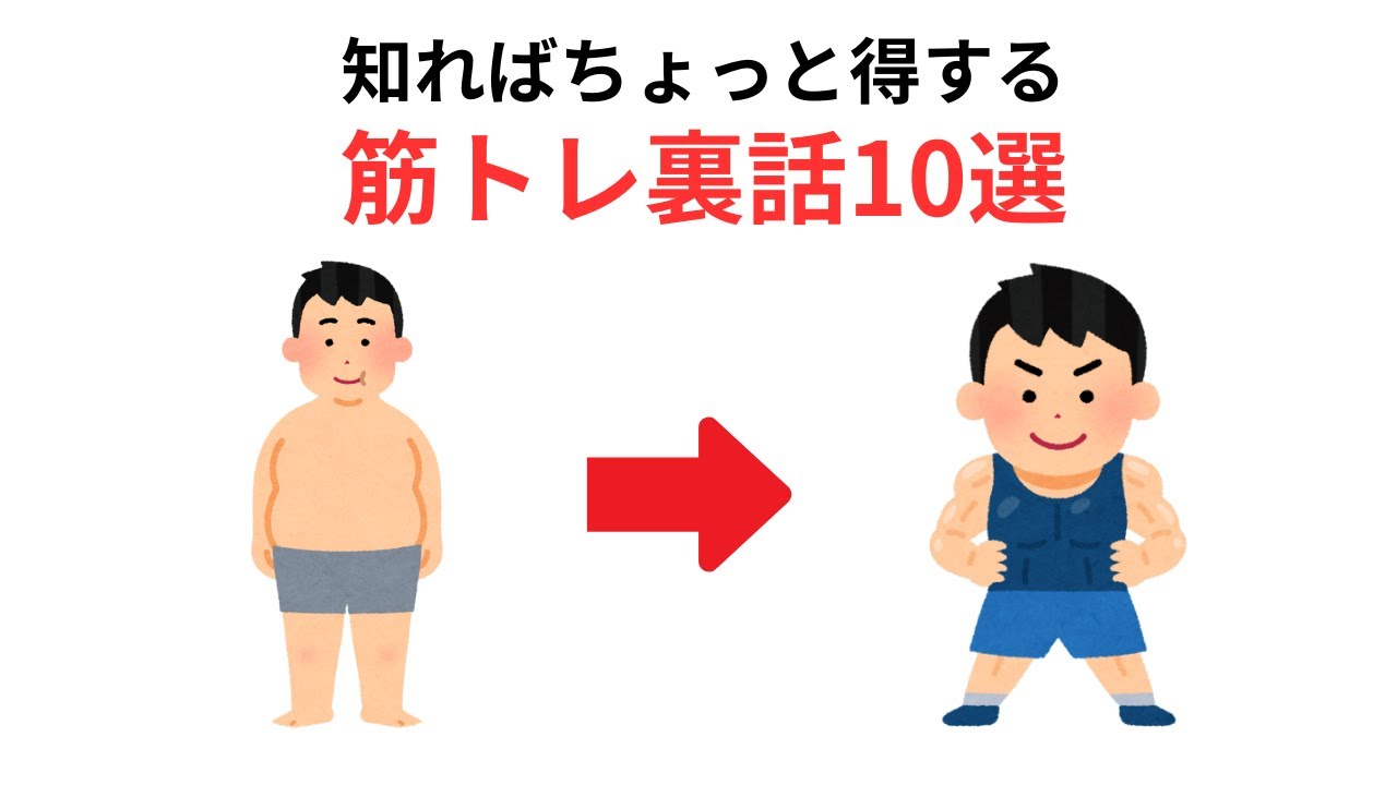 【保存版】知ればちょっと得する「筋トレ裏話10選」｜最短で伸びる新常識
