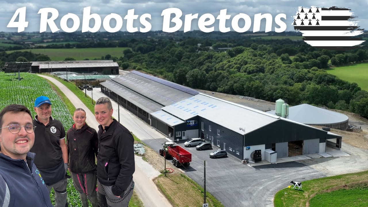 4 Robots Bretons / 200 vaches / Gaec de Kerbrat 🐮