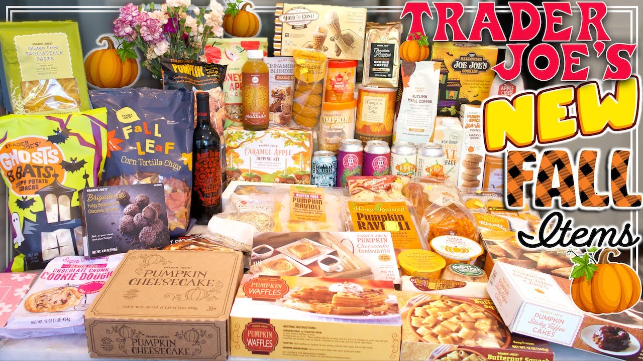 HUGE FALL SEASONAL TRADER JOE'S HAUL PLUS NEW ITEMS