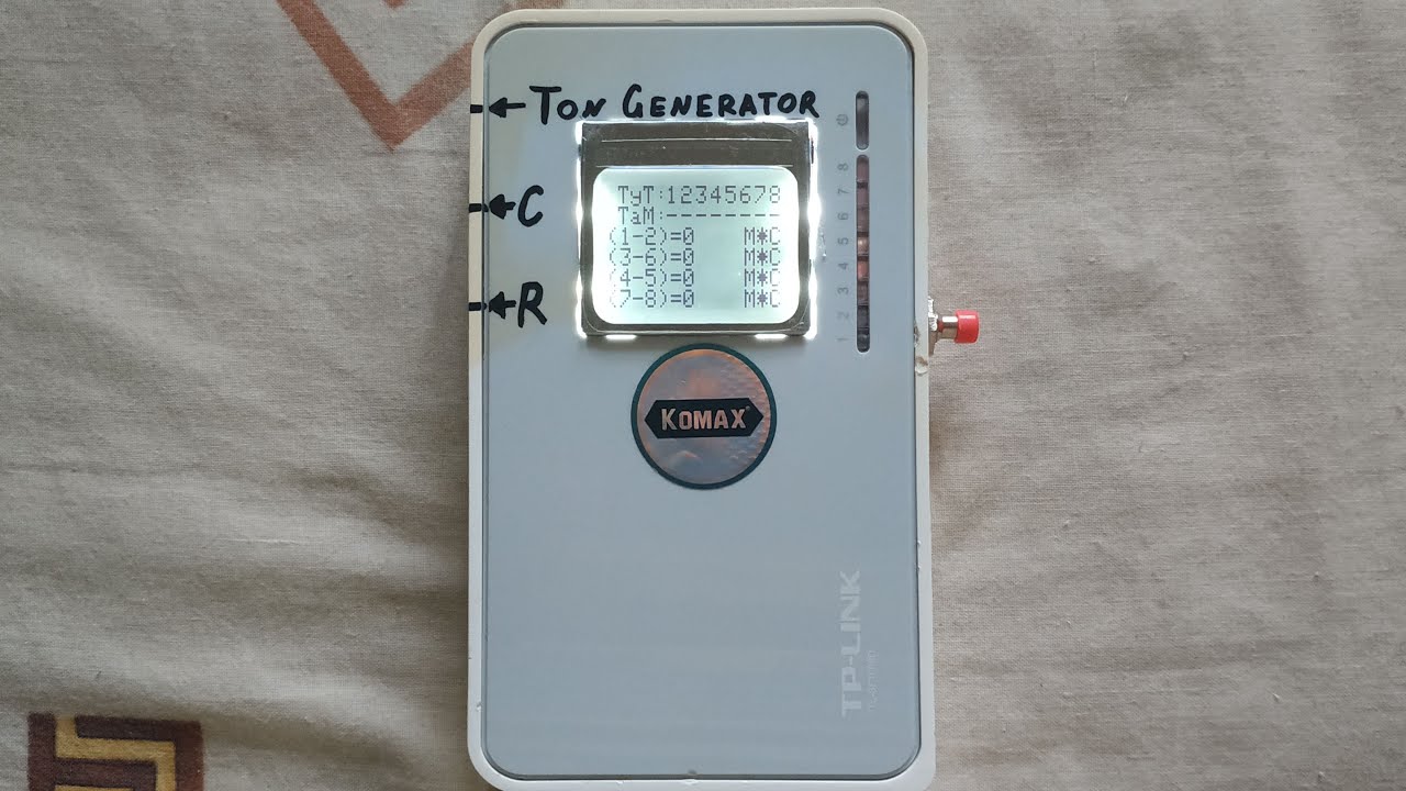 ЛАН Тестер 7 в 1 с ТОН генератором на Ардуино Нано / NEW Arduino LAN Tester 7 in1 + TON Generator