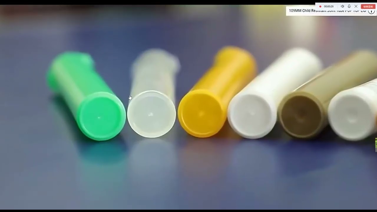 pre roll tube with label and print
