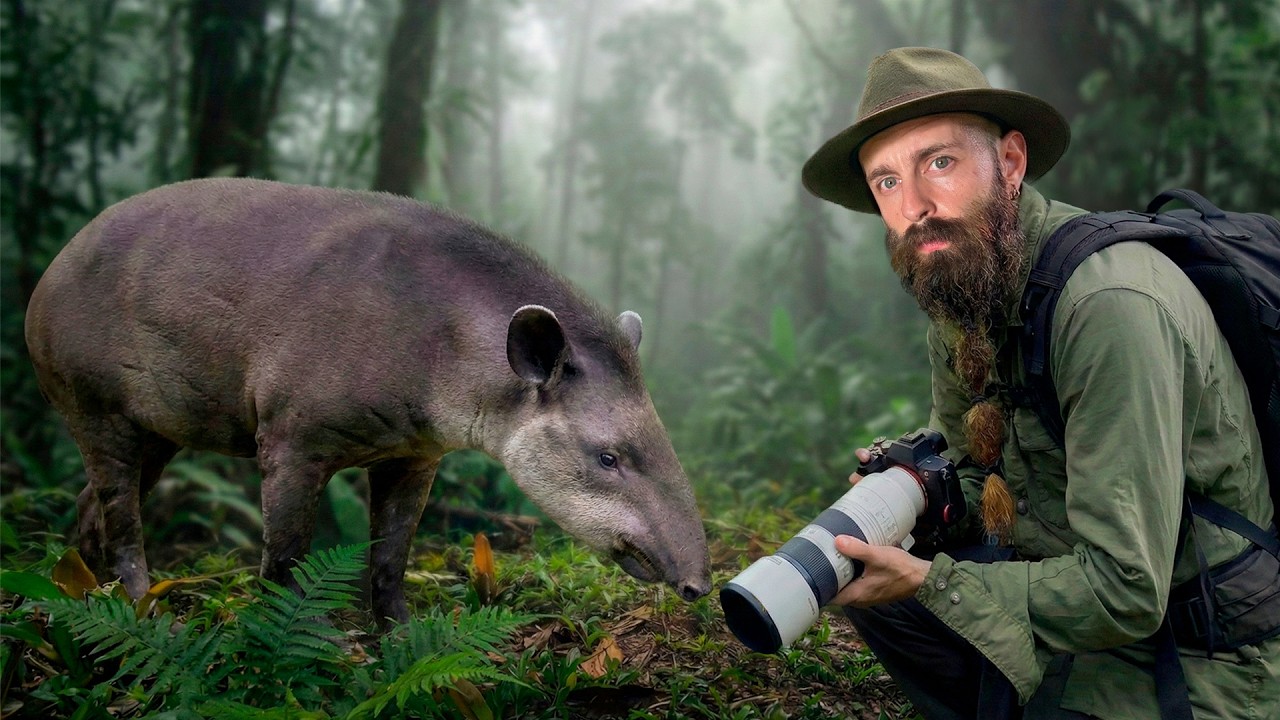 Se nos vino encima un animal enorme en la selva