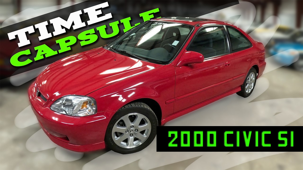 Driving the CLEANEST 2000 Honda Civic Si You'll Ever See (COMPLETELY UNMODIFIED) - TEST DRIVE