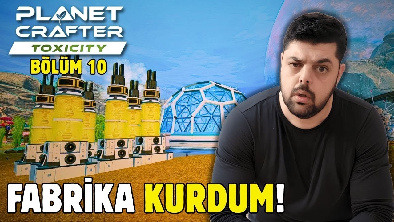 Top Mermisi Üretmek için Fabrika Kuruyorum! | Planet Crafter Toxicity DLC Bölüm 10