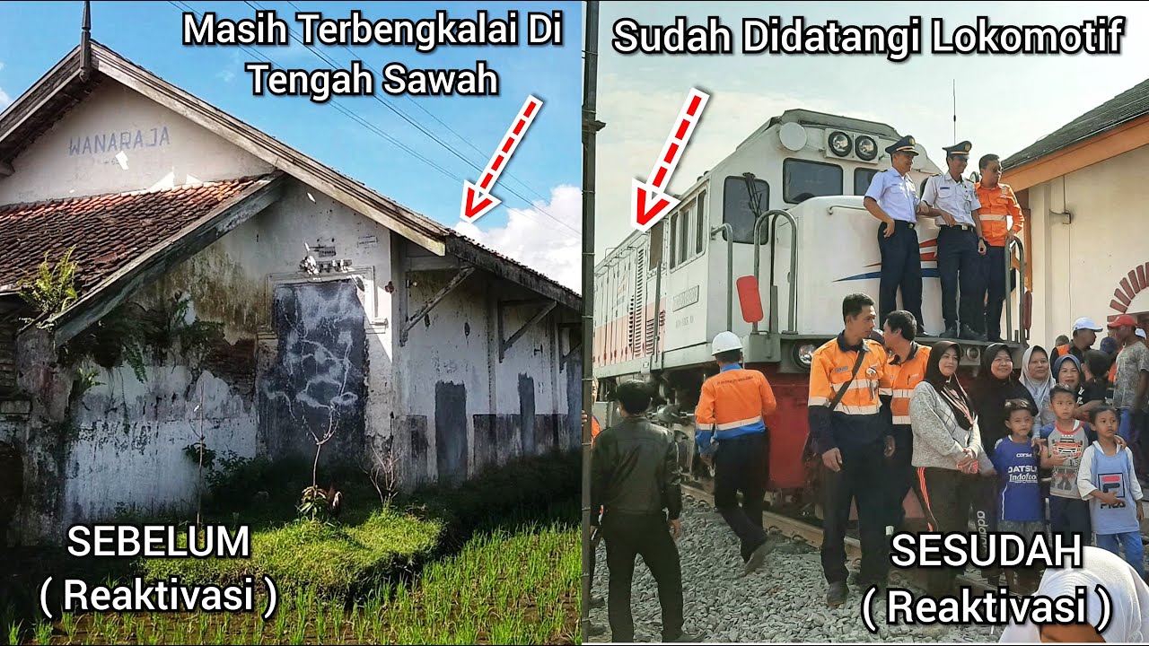 PART 8 I SUDAH DIKUNJUNGI BANYAK KERETA API ! Beginilah Perubahan 180° Stasiun Wanaraja.