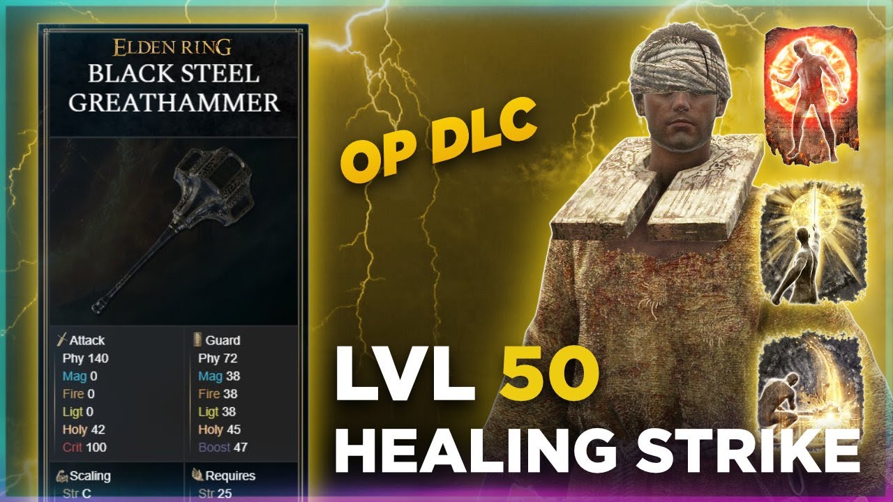 Elden Ring DLC: Black Steel Greathammer Prayerful Strike Build &ndash; LECZ I NISZCZ! PRZEWODNIK PO RL5...