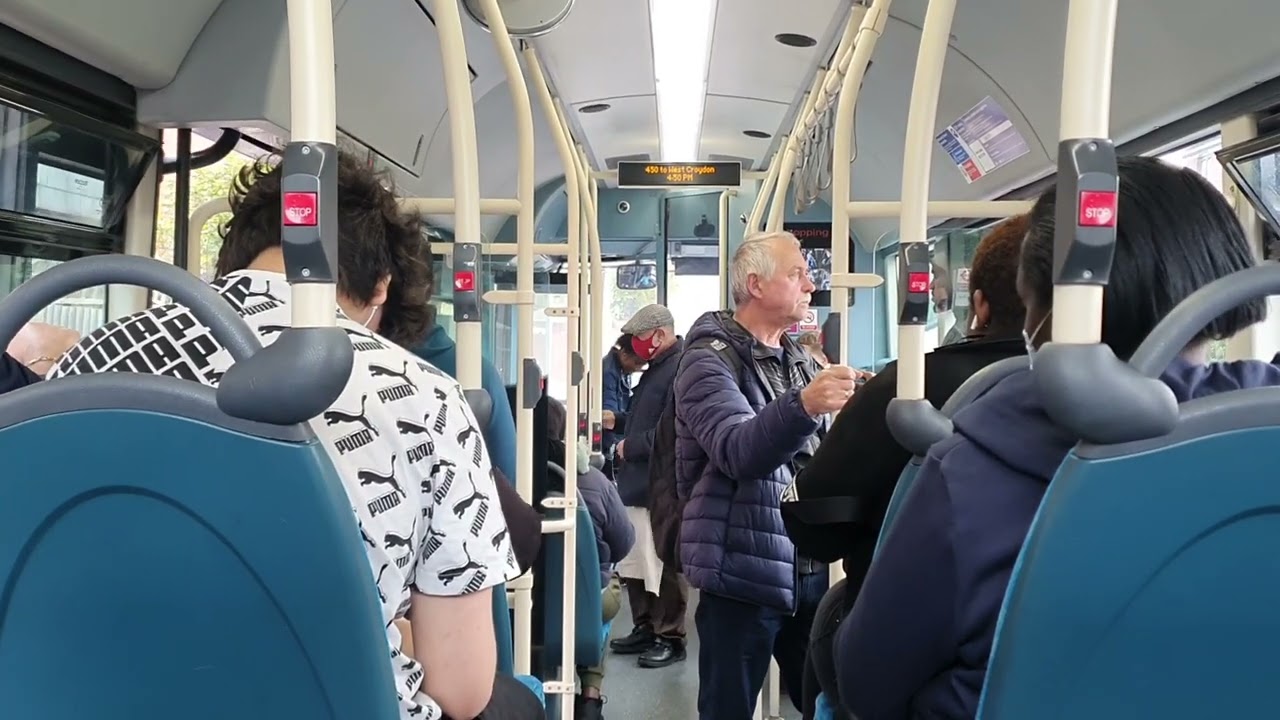 Journey on route 450 (Thornton Heath Station - West Croydon Bus Station)