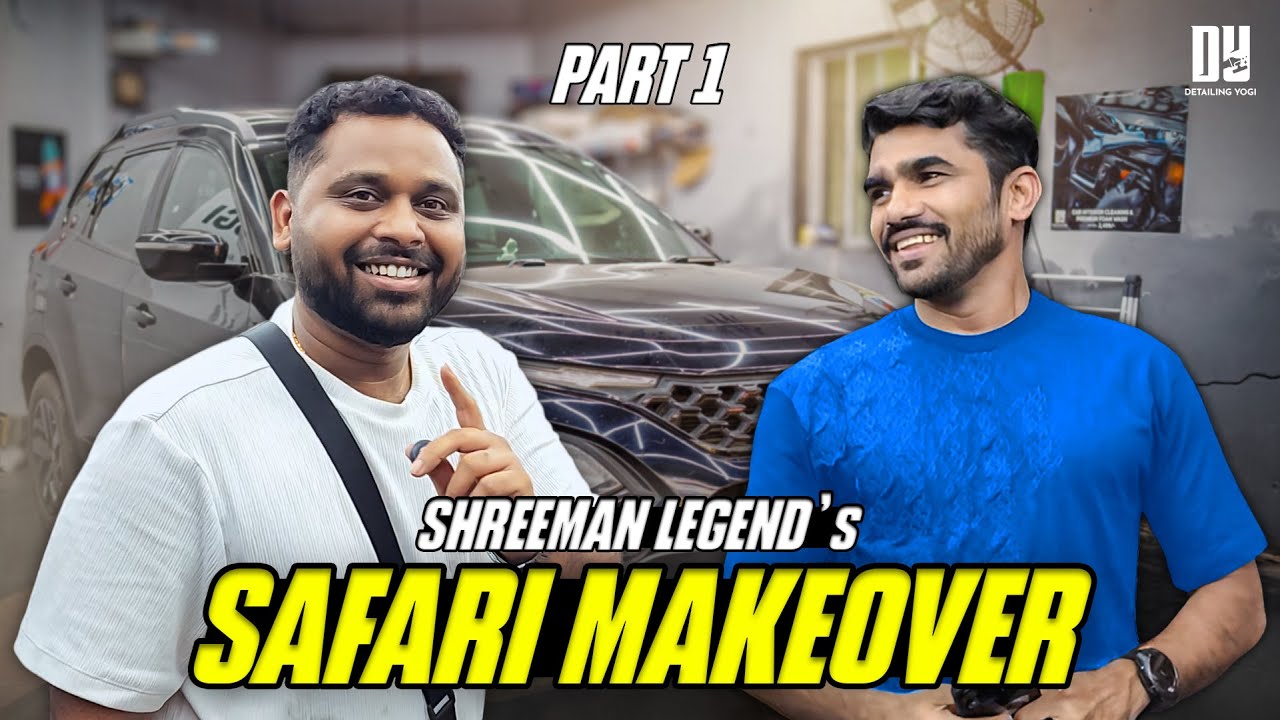 Shreeman Legend's Safari Makeover Begins! | Denting, Painting & Detailing (Part 1)