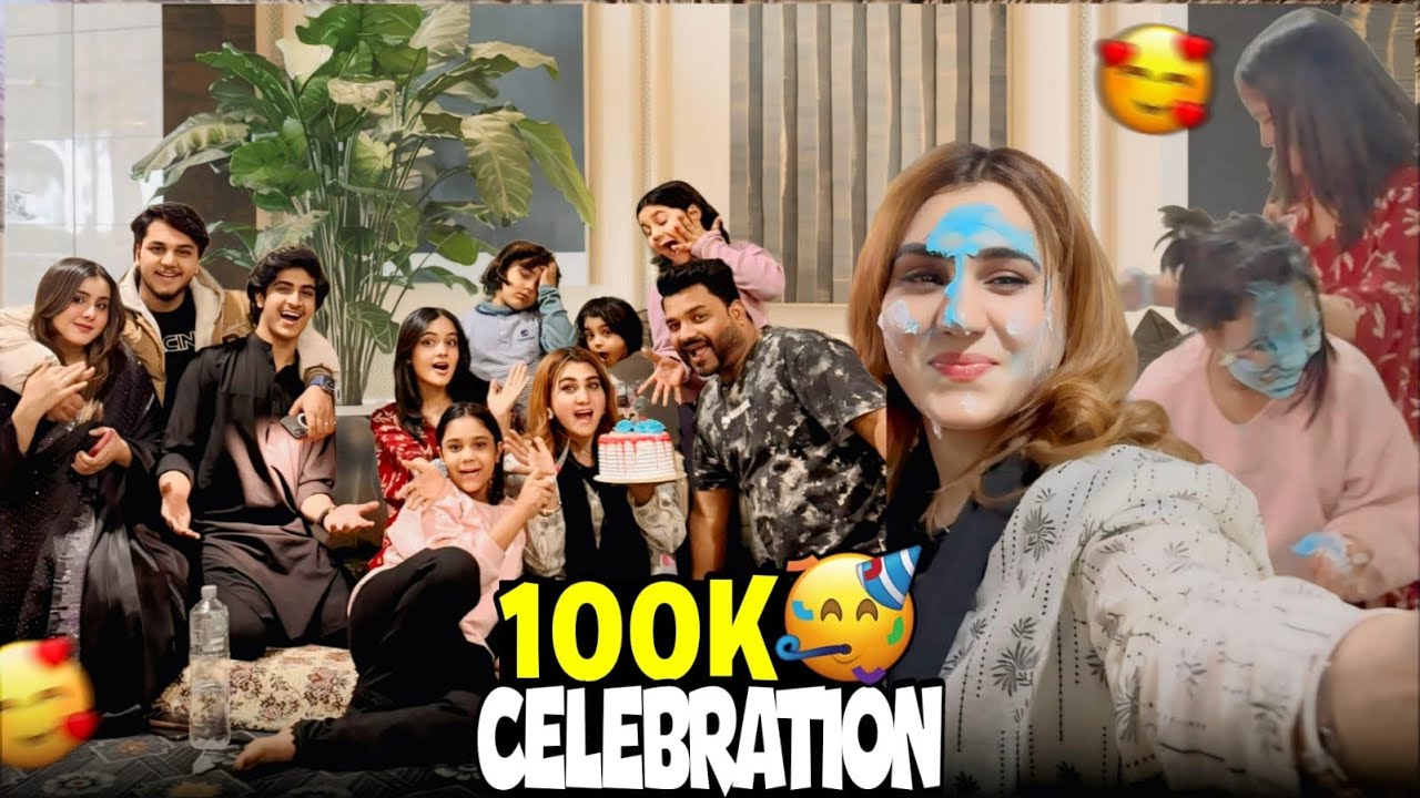 SADAF's family 100K CELEBRATION MINI // ALI & EMAAN KO HONEYMOON ROOM GIFT