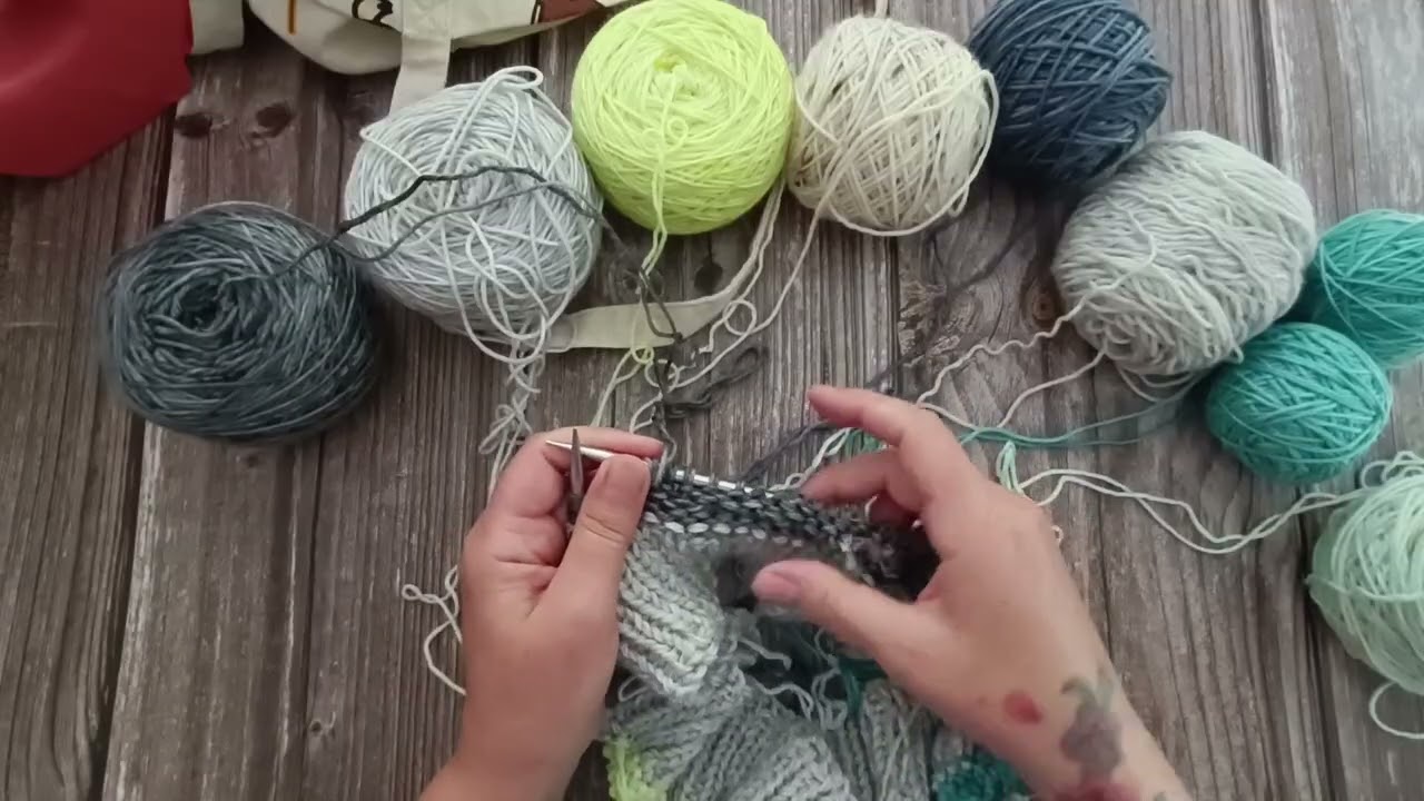 On croise les fils ? Jacquard intarsia #tutotricot