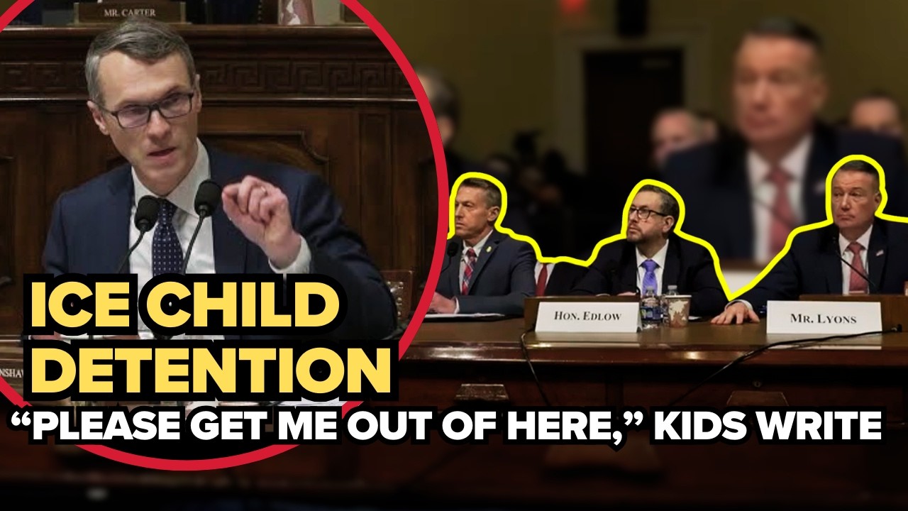 “Please get me out of here” congressman reads kids’ letters from ICE detention