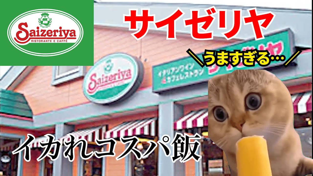【猫ミーム】サイゼリヤがシンプルに最強すぎる話　#猫ミーム　#サイゼリヤ