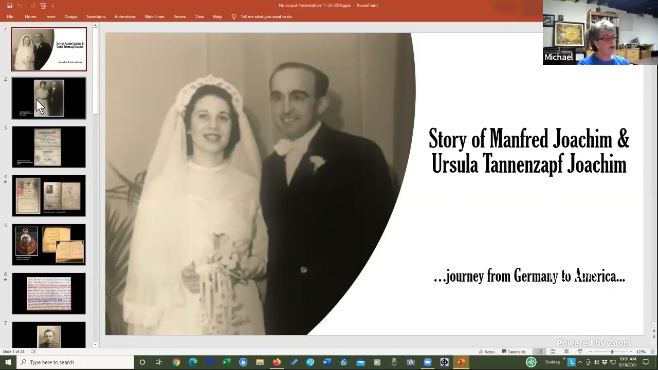 Coffee with a Survivor: Second Generation Speaker Florie Joachim Sagett