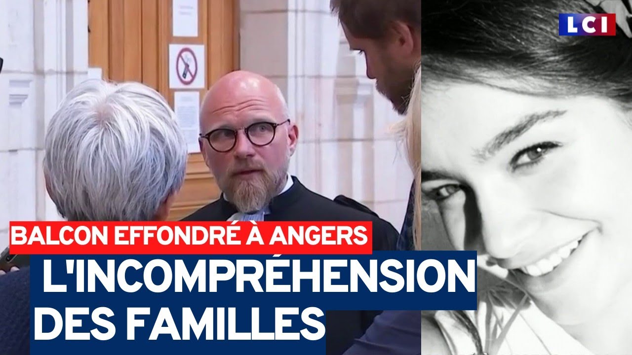Balcon effondré à Angers : l'incompréhension des familles