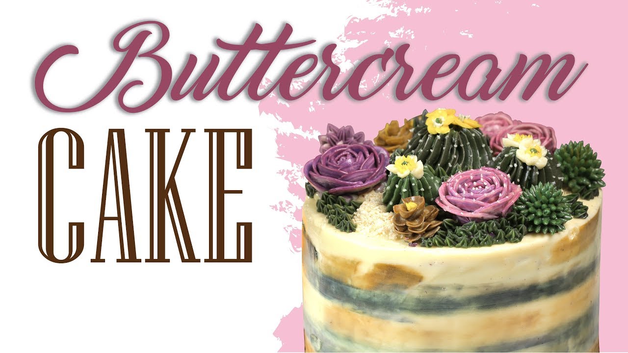 Cách Làm Buttercream Cake Đẹp Không Nỡ Ăn | Hướng Nghiệp Á Âu