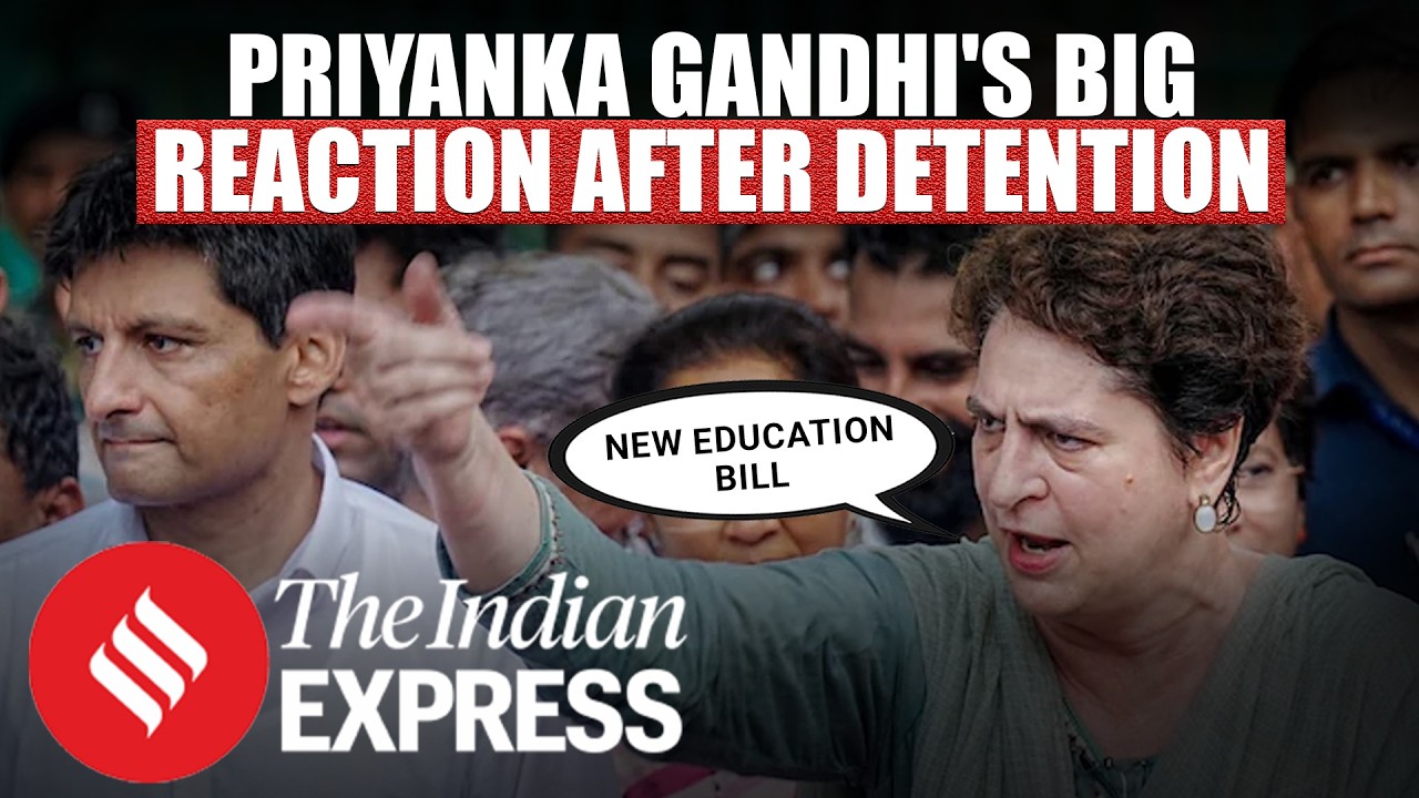 After Detention, Priyanka Gandhi Demands New Education Bill & Dharmendra Pradhan's Resignation