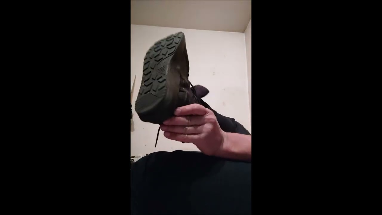 guy takes off shoe to reveal naked foot no socks!