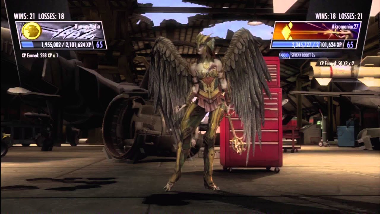 RunwayMafia (Killer Frost/HawkGirl) vs Akromaniac27 (Wonder Woman)